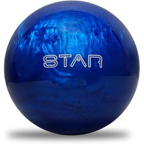 ELITE Pre-Drilled Star Polyester Bowling Ball - Great for Spare Shooting League or Straight Bowlers Beginner Entry Ball
