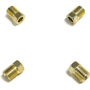 The Stop Shop Pack of 12 3/8" - 24 Fittings for 3/16" tube