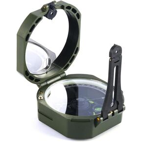 COYOUCO Multifunctional Compass for Hiking, Military Compass Survival Gear Handheld Compass with Carrying Bag, Compass Gift for Kids, Apply to Outdoor Camping and Navigation