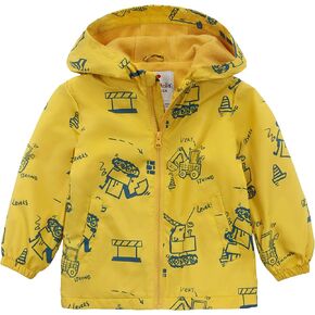 Rokka&Rolla Toddler Boys' Water-Resistant Fleece Lined Windbreaker Transitional Jacket