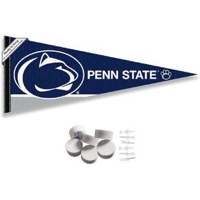 Penn State Nittany Lions Pennant Flag and Wall Tack Mount Pads