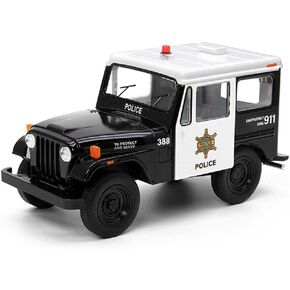 KiNSMART 1971 Jeep DJ-5B Police Edition 1:26 Scale 5 Inch Die Cast Metal Model Toy