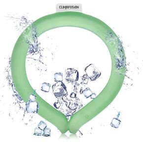 climafusion Neck Cooling Ring, Neck Cooling Tube, Cooling Starts Below 15°C (59°F), Reusable Neck Cooler, Neck Cooling Tube for Summer Outdoor Indoor Cooling and Heat Dissipation
