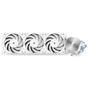 Thermalright Frozen Edge 360 White CPU Liquid Cooler,Efficient PWM Controlled Pump 3300RPM,120mm PWM Fan,Water Cooling Computer Parts,for AMD AM4/AM5,Intel 1150/1151/1200/2011/1700,Computer AIO Cooler