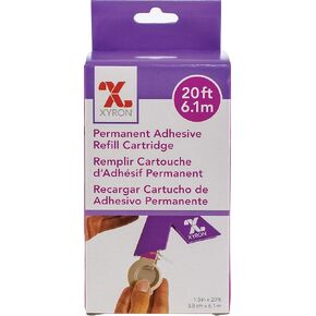 Xyron 150 Refill Cartridge 1.5 inch x 20 inch Permanent AT155-20 (2-Pack)
