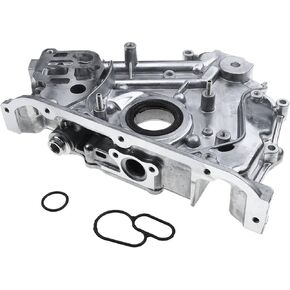 A-Premium Standard Volume Oil Pump with Seal Ring Compatible with Honda Accord 2003-2007, Pilot 2005-2008, Odyssey 2005-2007, Ridgeline 2006 & Acura MDX, TL, RL, 3.0L 3.2L 3.5L