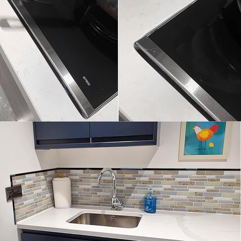 شريط السد المقاوم للماء، شريط السد ذاتي اللصق، لسطح المطبخ في الحمام، حافة جدار الزاوية باللون الأبيض in Kuwait