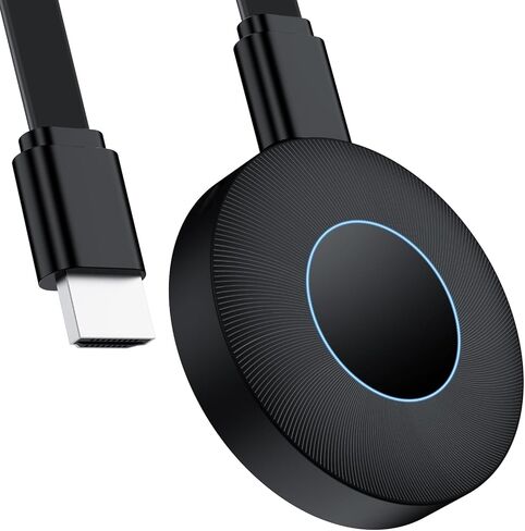 محول دونجل عرض HDMI لاسلكي 1080P HD بث الفيديو/الصوت من الكمبيوتر المحمول والكمبيوتر الشخصي والهاتف الذكي إلى HDTV/جهاز العرض يدعم Android/iOS/Windows/MacOS in Kuwait