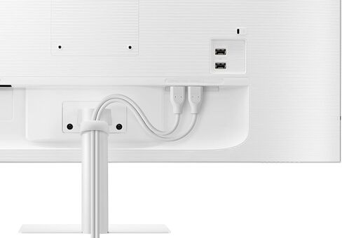 SAMSUNG 32" M50B Series FHD Smart Monitor w/Streaming TV, 4ms, 60Hz, HDMI, HDR10, Watch Netflix, YouTube and More, Slimfit Camera, IoT Hub, Mobile Connectivity, 2022, LS32BM501ENXZA, White (Renewed) in Saudi Arabia