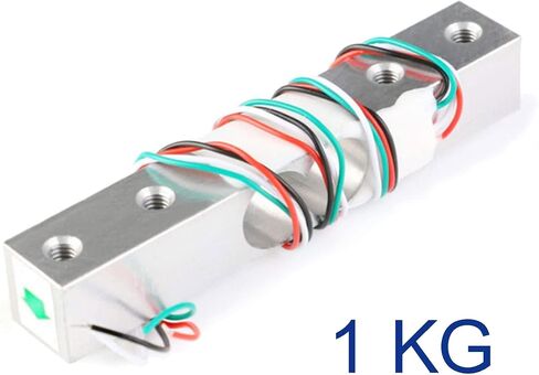 ALAMSCN Digital Load Cell Weight Sensor + HX711 Weighing Breakout Board AD Module Pressure Sensors for Arduino DIY Electronic Portable Kitchen Scale (1KG+HX711) in Saudi Arabia