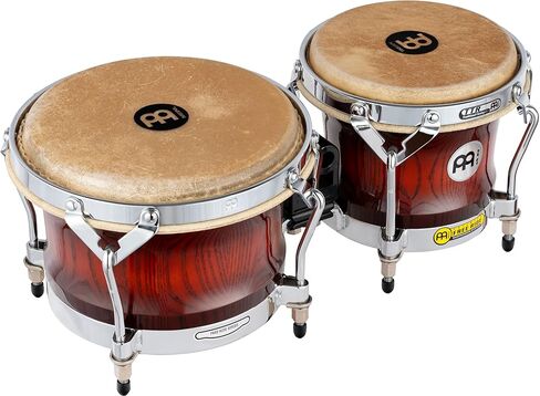Meinl Percussion WB500AMB Free Ride Series Woodcraft Bongos، انفجار الماهوجني العتيق in Saudi Arabia