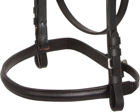 Acerugs بني أسود مرفوع الحصان الإنجليزي اللجام مخيط in Kuwait