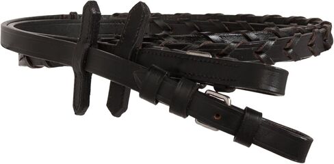 Acerugs بني أسود مرفوع الحصان الإنجليزي اللجام مخيط in Kuwait