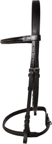 Acerugs بني أسود مرفوع الحصان الإنجليزي اللجام مخيط in Kuwait