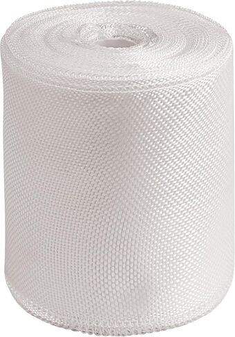 SICCOMA Fiberglass Cloth Roll Non Adhesive Woven Fiberglass Cloth Strip Fiberglass Insulation Tape Plain Weave Fiberglass Cloth Tape for Reinforced Repair Winding, Seams, Boat, Molding (2 in x 99 FT) in Saudi Arabia