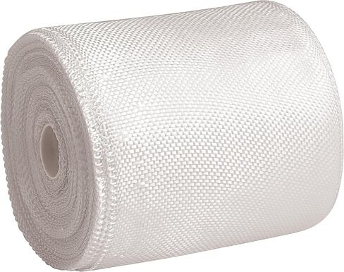 SICCOMA Fiberglass Cloth Roll Non Adhesive Woven Fiberglass Cloth Strip Fiberglass Insulation Tape Plain Weave Fiberglass Cloth Tape for Reinforced Repair Winding, Seams, Boat, Molding (2 in x 99 FT) in Saudi Arabia