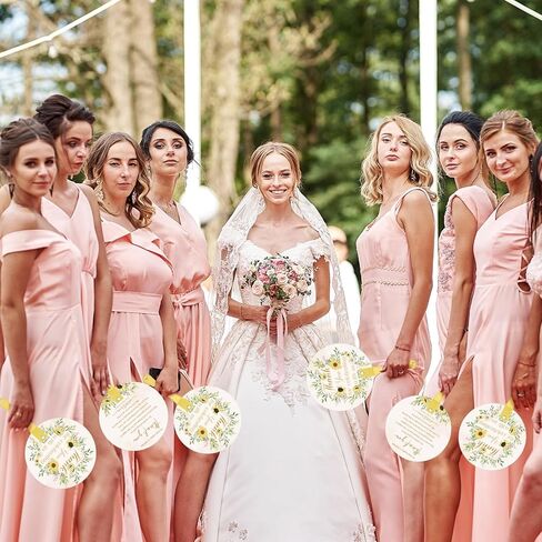 CroBlissful 100 Pcs Wedding Hand Plastic Fans Bulk Handheld Wedding Favor Fans for Guests Thank You for Celebrating with Us Greenery Fan with Handle for Ceremony Bridal Shower Party(Leaf) in Kuwait