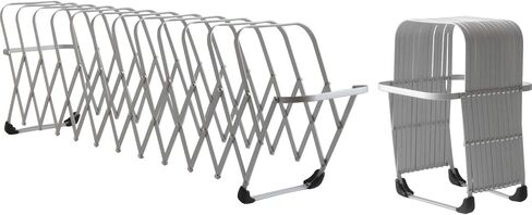 Lee Products 14112 أداة تجميع/منظم قابلة للتوسيع، 12 فتحة، 6 × 6 3/4 × 10 1/2، فضي in Saudi Arabia