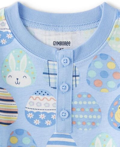 Gymboree Baby Girls' and Toddler Easter Gymmie Short Sleeve Top and Pant Cotton 2-Piece Pajama Sets in Saudi Arabia