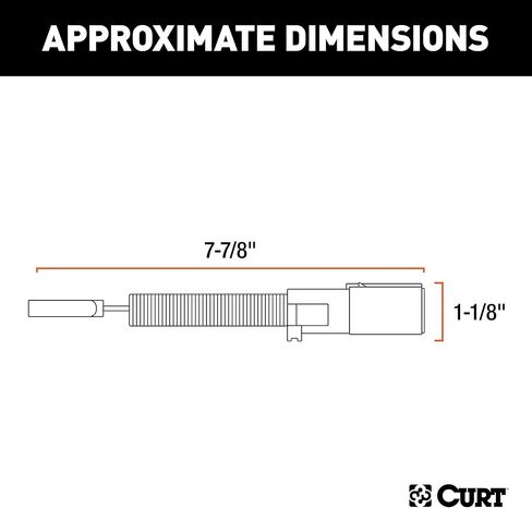 CURT 57444 محول أسلاك دائري من جانب السيارة إلى 4 اتجاهات للمقطورة ذو 4 دبابيس in Kuwait