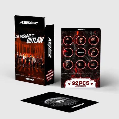 Ateez ألبوم Photocard 92pcs ateez بطاقة Kpop ateez LOMO بطاقات Kpop ateez ألبوم بطاقة ateez Kpop صور بطاقات ateez ألبوم بطاقة بريدية هدية لمحبي Daugher in Kuwait