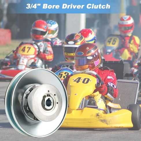 استبدال بكرة السائق لـ 30 سلسلة ماكس 8HP Go Kart Mini Bike Torque Converter Clutch، متوافق مع Manco Comet 219457A 5/8" عمود Bore Max Torque 02 in Saudi Arabia