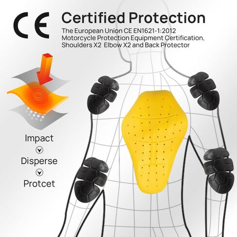 ILM Mesh Motorcycle Riding Jacket CE Armored Alloy Shoulder Pads for Men Women Breathable Dirt Bike Jackets Model BJK01(Black, Large) in Saudi Arabia