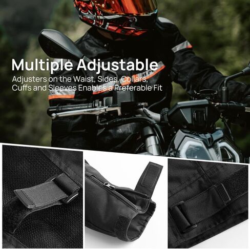 ILM Mesh Motorcycle Riding Jacket CE Armored Alloy Shoulder Pads for Men Women Breathable Dirt Bike Jackets Model BJK01(Black, Large) in Saudi Arabia