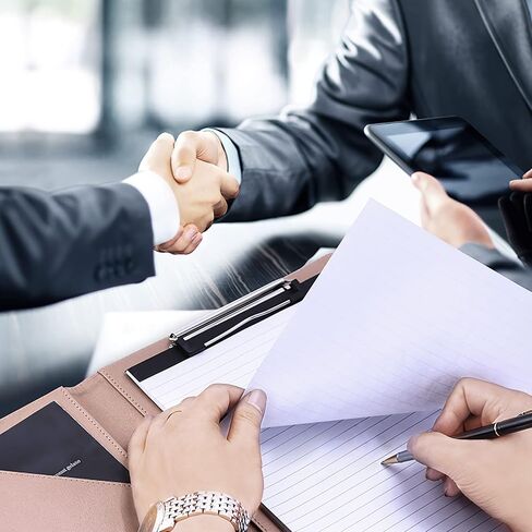 Lemical A4 Size Refill Paper Lined Paper Wide Ruled Writing Note Pads for PU Leather Padfolio Portfolio Clipboard Calculator Notepad 2 pack 25 Sheets per Notepad in Kuwait