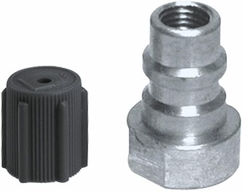 مجموعة محول مكيف هواء السيارة A/C Pro المعتمدة من InterDynamics، مجموعة محول تحويل التيار المتردد الكاملة تحول R122 إلى R134-A، وتتضمن منفذًا جانبيًا منخفضًا، ومنفذًا جانبيًا مرتفعًا وملصقًا تحديثيًا in Kuwait