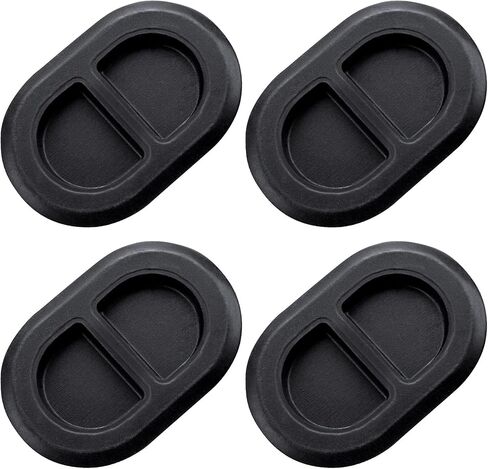 PAGOW 4pcs Car Floor Pan Drain Plug for Wrangler JK JKU JL 2007-2021, and 2020 Gladiator JT 68194821AA Rubber Body Plug(Black) in Saudi Arabia