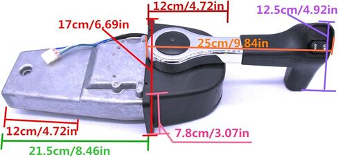 محرك القارب SouthMarine 06240-ZW5-U20 صندوق تحكم عن بعد مثبت على سطح واحد لمحرك هوندا الخارجي in Saudi Arabia