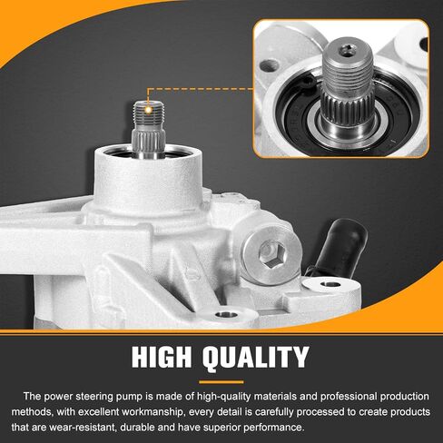 Kozlira Power Steering Pump Compatible with Honda Odyssey 2011-2017, Ridgeline 2014, Pilot 2012-2015#Replace 21-534 in Saudi Arabia