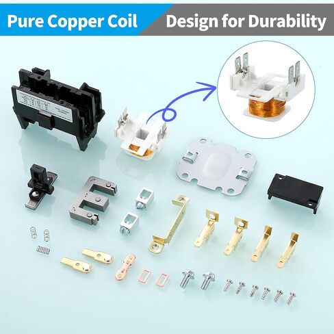 HVAC Motor Contactor,1 Pole Air Conditioner Contactor 40 Amp 24V Coil,Condenser Contactor Compressor Contactor in Saudi Arabia