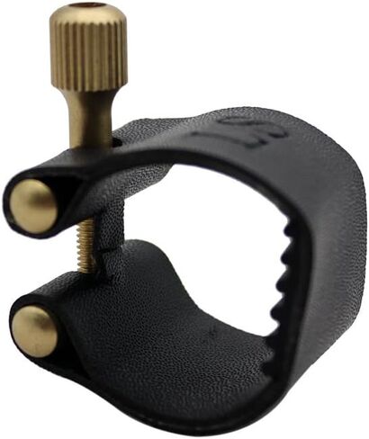 Tidyard Mouthpiece Ligature Fastener with Mouthpiece Cap, Artificial Leather Ligature for Alto Sax Saxophone Mouthpiece Parts in Saudi Arabia