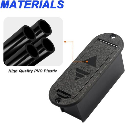 DKARDU Active Guitar Bass 9V Battery Box Case Compartment, 9-Volt Battery Holder for Active Guitar Bass Pickup Replacement Tool with I-Type Battery Connector Wire (5 Pack) in Saudi Arabia