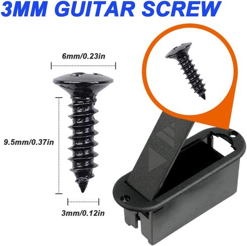 DKARDU Active Guitar Bass 9V Battery Box Case Compartment, 9-Volt Battery Holder for Active Guitar Bass Pickup Replacement Tool with I-Type Battery Connector Wire (5 Pack) in Saudi Arabia