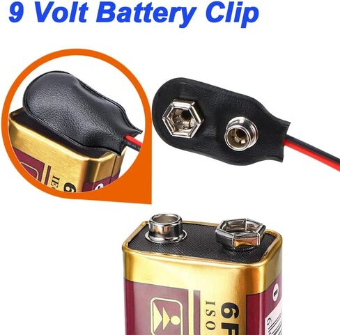 DKARDU Active Guitar Bass 9V Battery Box Case Compartment, 9-Volt Battery Holder for Active Guitar Bass Pickup Replacement Tool with I-Type Battery Connector Wire (5 Pack) in Saudi Arabia