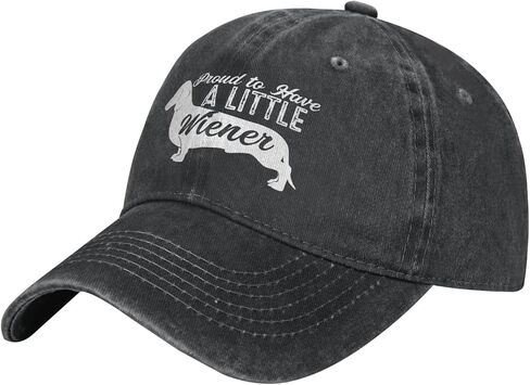 QFOYID Dachshund Hat for Women Wiener Dog Hats for Men Doxie Dog Hat for Dachshund Owner Funny Baseball Cap Gift in Saudi Arabia