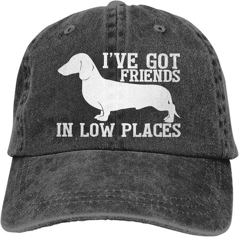 QFOYID Dachshund Hat for Women Wiener Dog Hats for Men Doxie Dog Hat for Dachshund Owner Funny Baseball Cap Gift in Saudi Arabia
