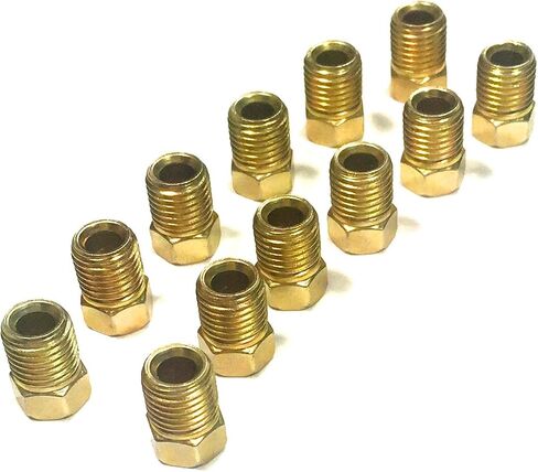 The Stop Shop Pack of 12 3/8" - 24 Fittings for 3/16" tube in Saudi Arabia