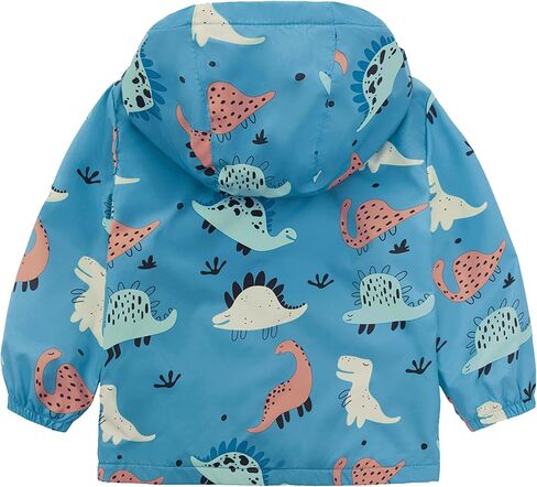 Rokka&Rolla Toddler Boys' Water-Resistant Fleece Lined Windbreaker Transitional Jacket in Saudi Arabia