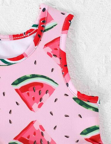 aichilra Baby Girls Swimsuit Fruit Print Sleeveless Swimwear Two-Piece Bathing Suit Beach Bikini Summer 0-24M in Saudi Arabia