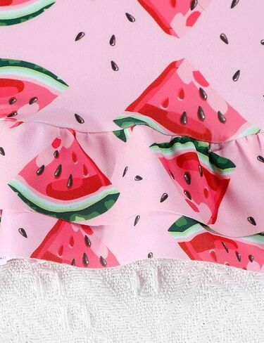 aichilra Baby Girls Swimsuit Fruit Print Sleeveless Swimwear Two-Piece Bathing Suit Beach Bikini Summer 0-24M in Saudi Arabia