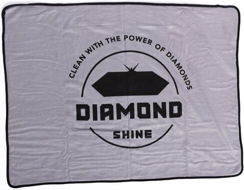 منشفة تجفيف من الألياف الدقيقة Diamond Shine Ultra Premium 36x27 800 GSM لغسيل السيارات بالتفصيل، حمام منزلي، خالية من الوبر، خالية من الخطوط، قابلة لإعادة الاستخدام، أكبر وسميكة، ضمان لمدة عامين in Kuwait