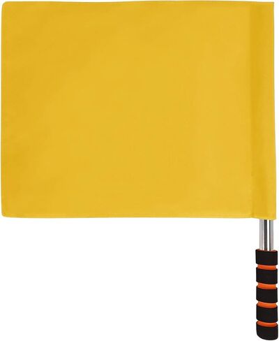 Referee Signal Flags Sports Track Field Competition Flag Portable Command Flag Stainless Steel Training Linesman Flag Command Handheld Flag Athletic Competition Flag Performance Flag in Saudi Arabia
