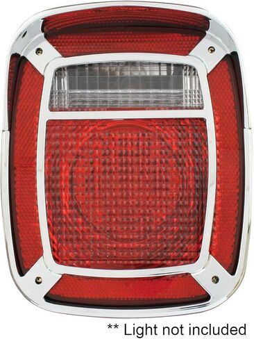 Grand General 80799 Tail Light (Clear Plastic Rim with Visor for Universal Rectangle), 1 Pack in Saudi Arabia