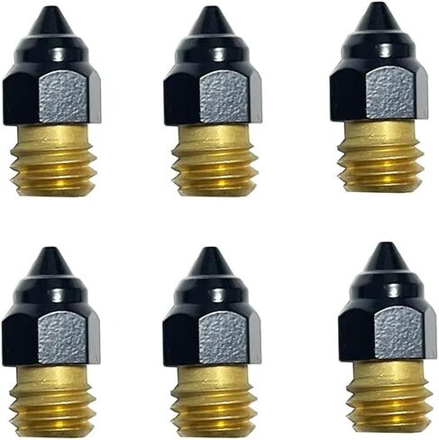 فوهة طارد للطابعة ثلاثية الأبعاد من Creality 10 قطع 0.4 مم MK8 لطابعة Ender 3/Ender 3 Pro/Ender 3 V2/Ender 3 Max/Ender 5 Pro/Ender 3 S1/Ender 3 Neo/CR 10 Series ثلاثية الأبعاد in Saudi Arabia