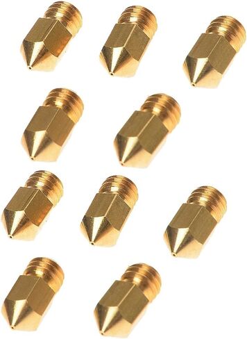 فوهة طارد للطابعة ثلاثية الأبعاد من Creality 10 قطع 0.4 مم MK8 لطابعة Ender 3/Ender 3 Pro/Ender 3 V2/Ender 3 Max/Ender 5 Pro/Ender 3 S1/Ender 3 Neo/CR 10 Series ثلاثية الأبعاد in Saudi Arabia