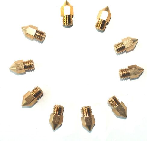 فوهة طارد للطابعة ثلاثية الأبعاد من Creality 10 قطع 0.4 مم MK8 لطابعة Ender 3/Ender 3 Pro/Ender 3 V2/Ender 3 Max/Ender 5 Pro/Ender 3 S1/Ender 3 Neo/CR 10 Series ثلاثية الأبعاد in Saudi Arabia